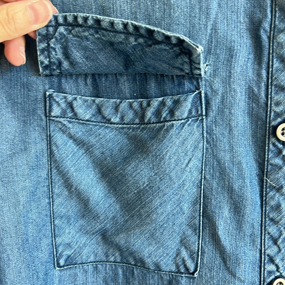 Rails Denim Button Down Shirt - image 4